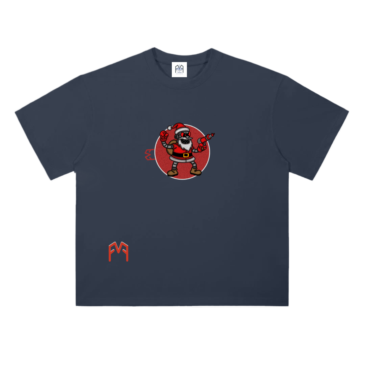 “Robo Santa” Drop Shoulder T-Shirt