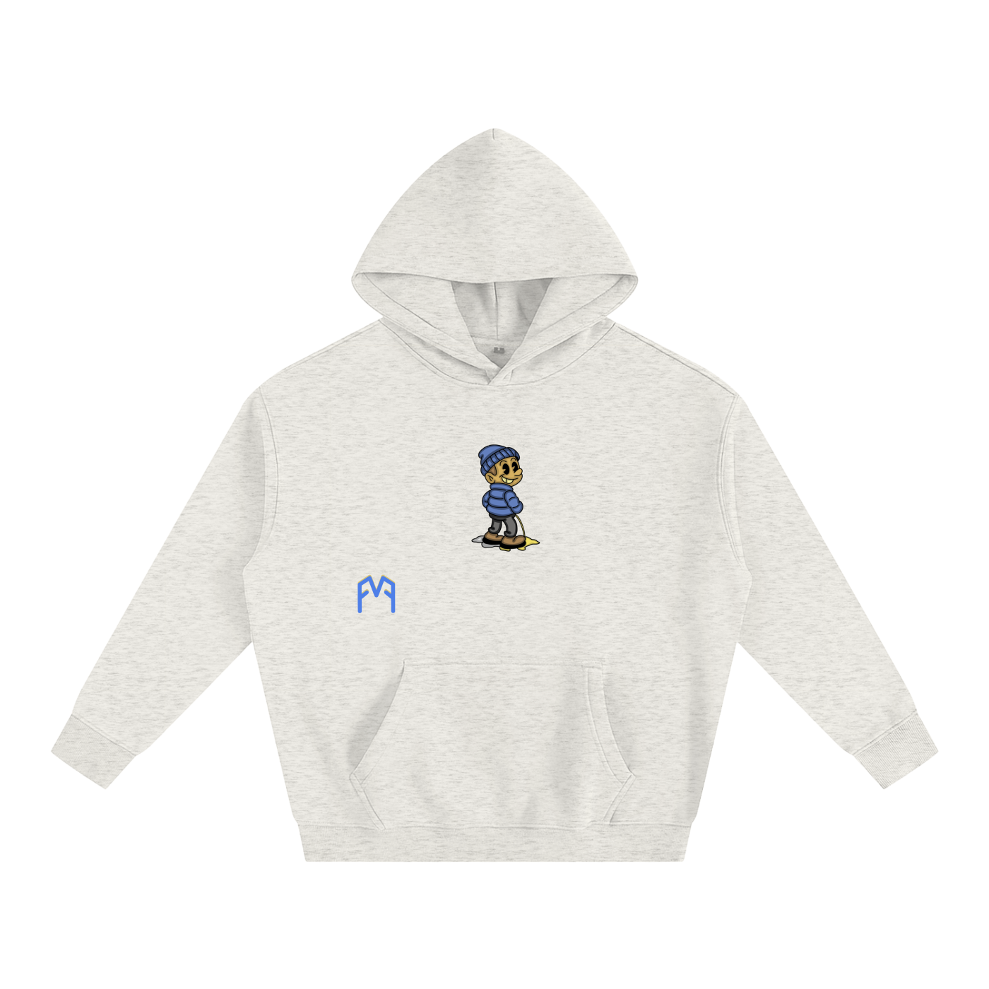 “Coloured Snow” Oversize Hoodie