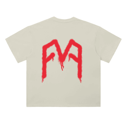 “Graffiti” (Red) Drop Shoulder T-Shirt