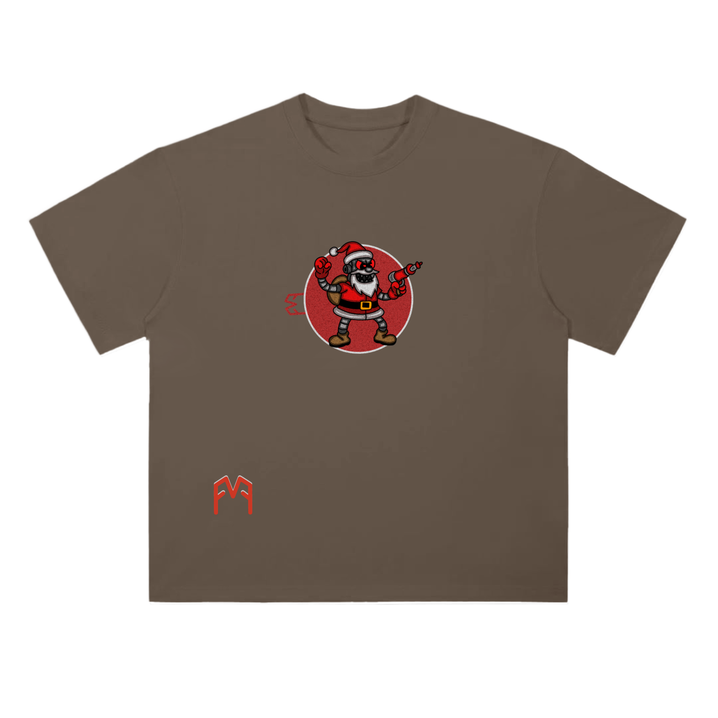 “Robo Santa” Drop Shoulder T-Shirt