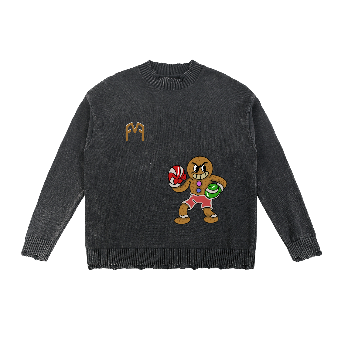 “Ginger Boxer” Vintage Washed Sweater