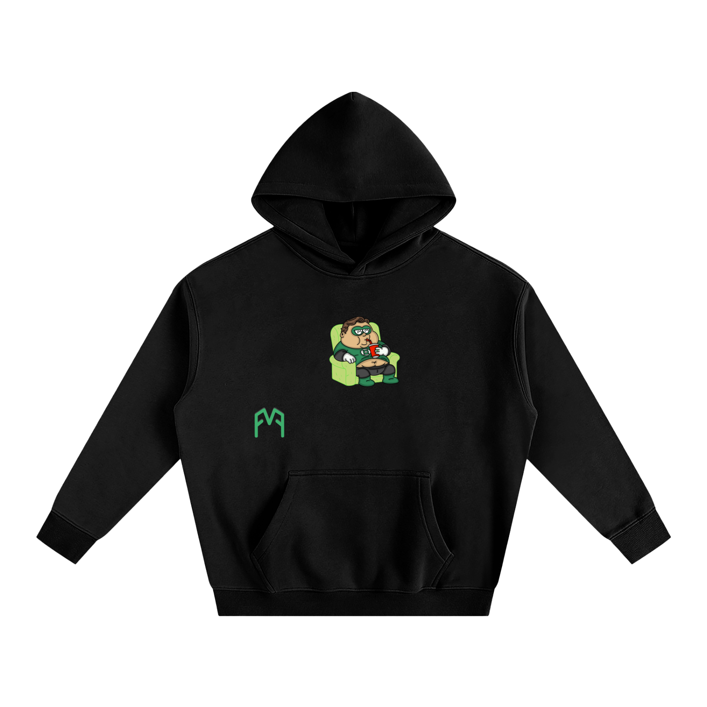 “Green Recliner” Oversize Hoodie