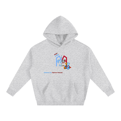 “Super Teddy” (X-Ray) Oversize Fleeced Hoodie
