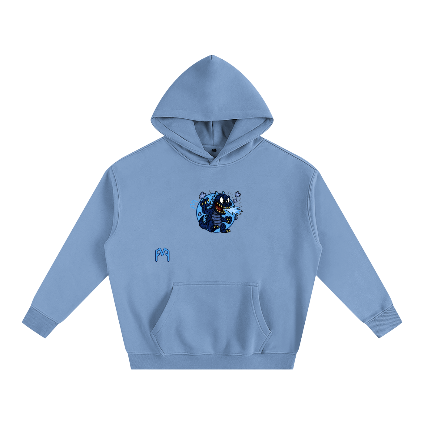 “Atom-Breath Menace” Oversize Hoodie