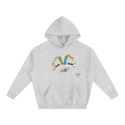 “Decks” Oversize Fleeced Hoodie