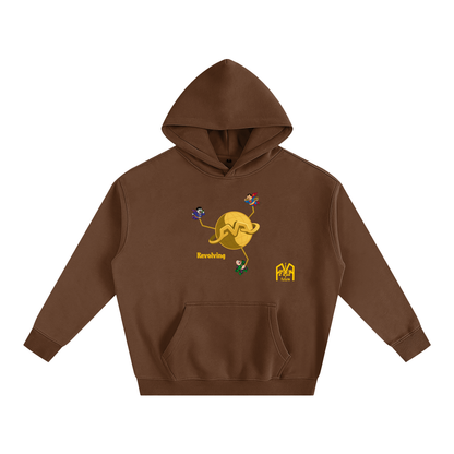 “Revolving” Oversize Fleeced Hoodie