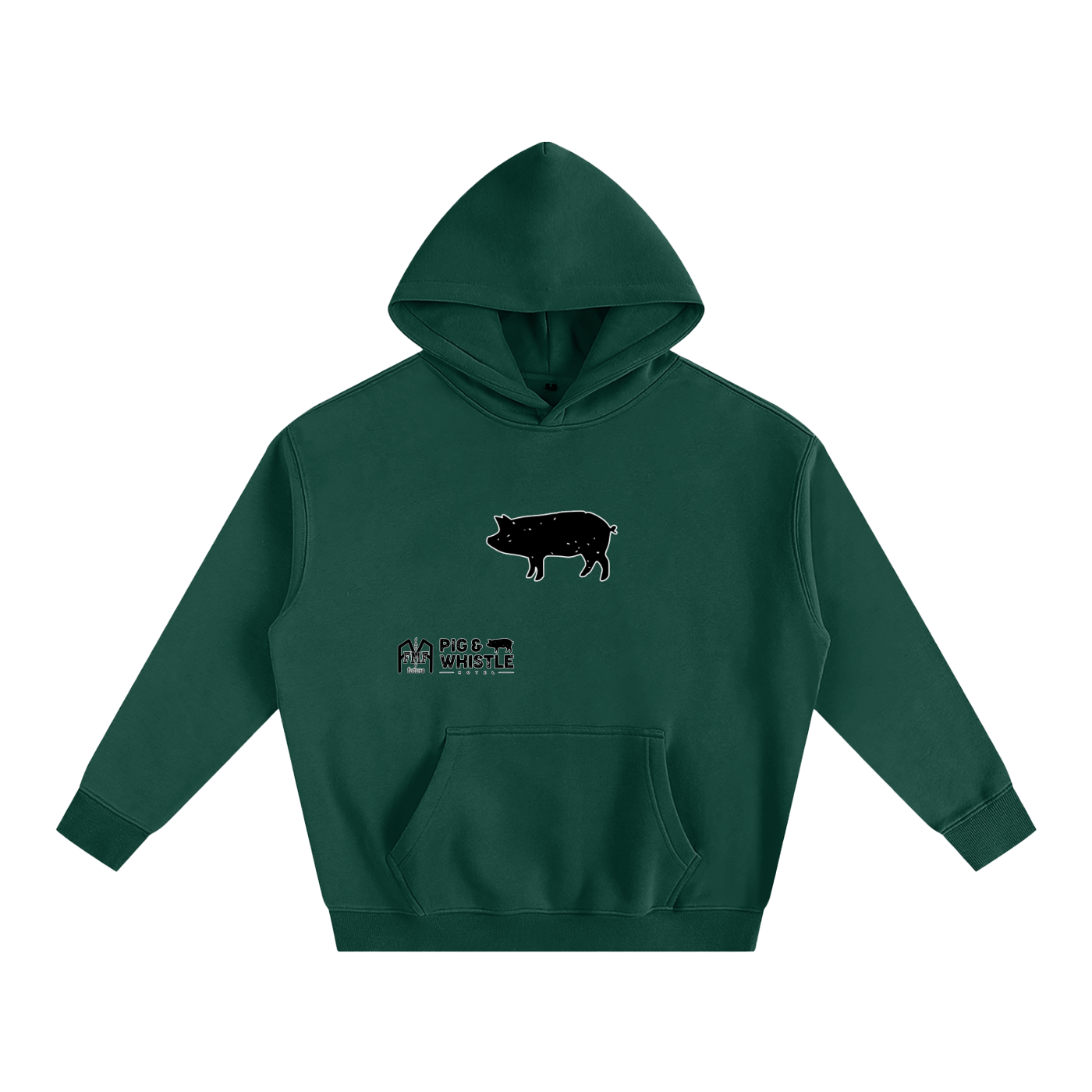 “Piggy” Oversize Fleeced Hoodie