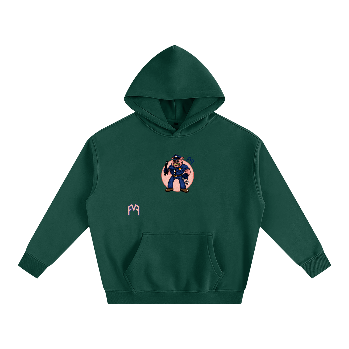 “Patrol Pig” Oversize Hoodie