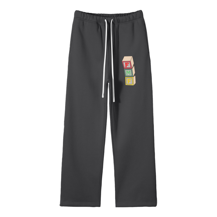 “Building Blocks” Fleece Straight Leg Pants