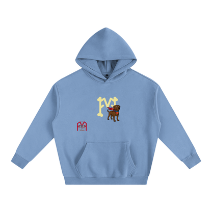 “Super Dog” Oversize Fleeced Hoodie