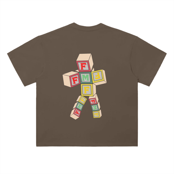 “Building Blocks #2” Drop Shoulder T-Shirt