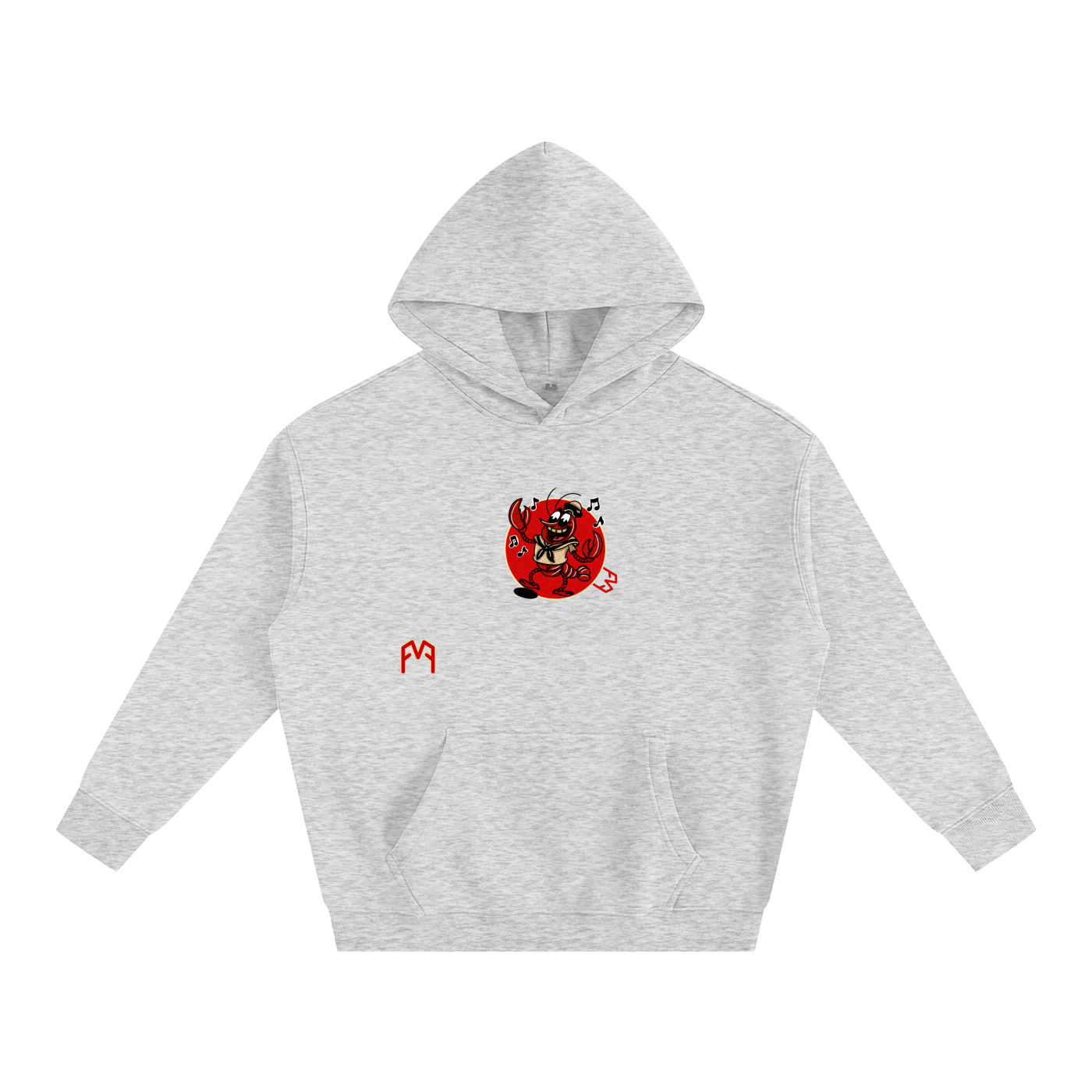 “Lobster Larry” Oversize Hoodie