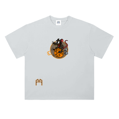 “Wheely Cheesy” Drop Shoulder T-Shirt