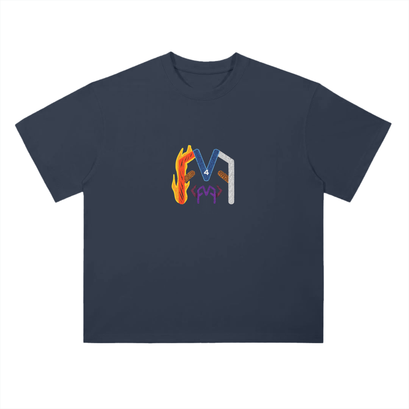 “Cosmic Rays” Drop Shoulder T-Shirt
