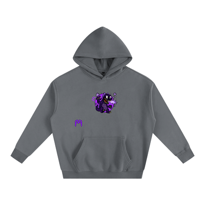 “Atom-Breath Menace” Oversize Hoodie