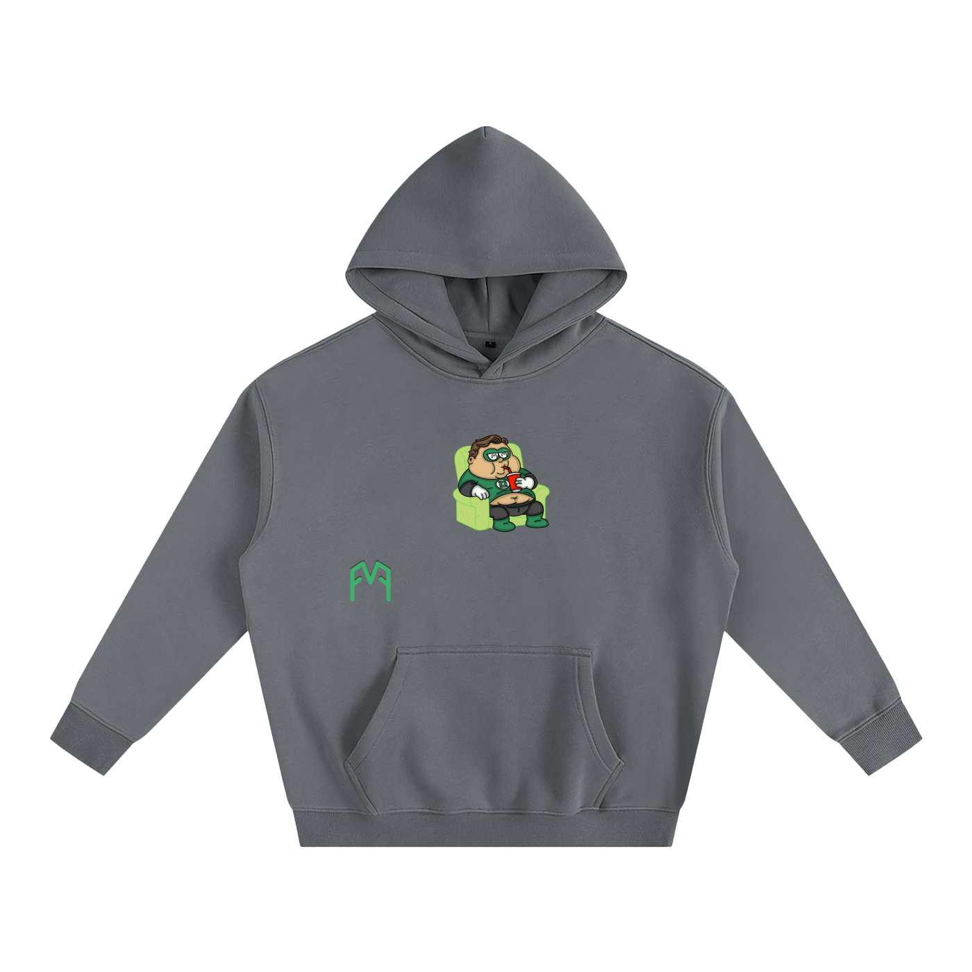 “Green Recliner” Oversize Hoodie