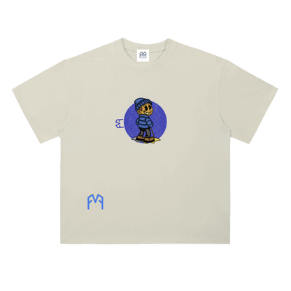 “Coloured Snow” Drop Shoulder T-Shirt