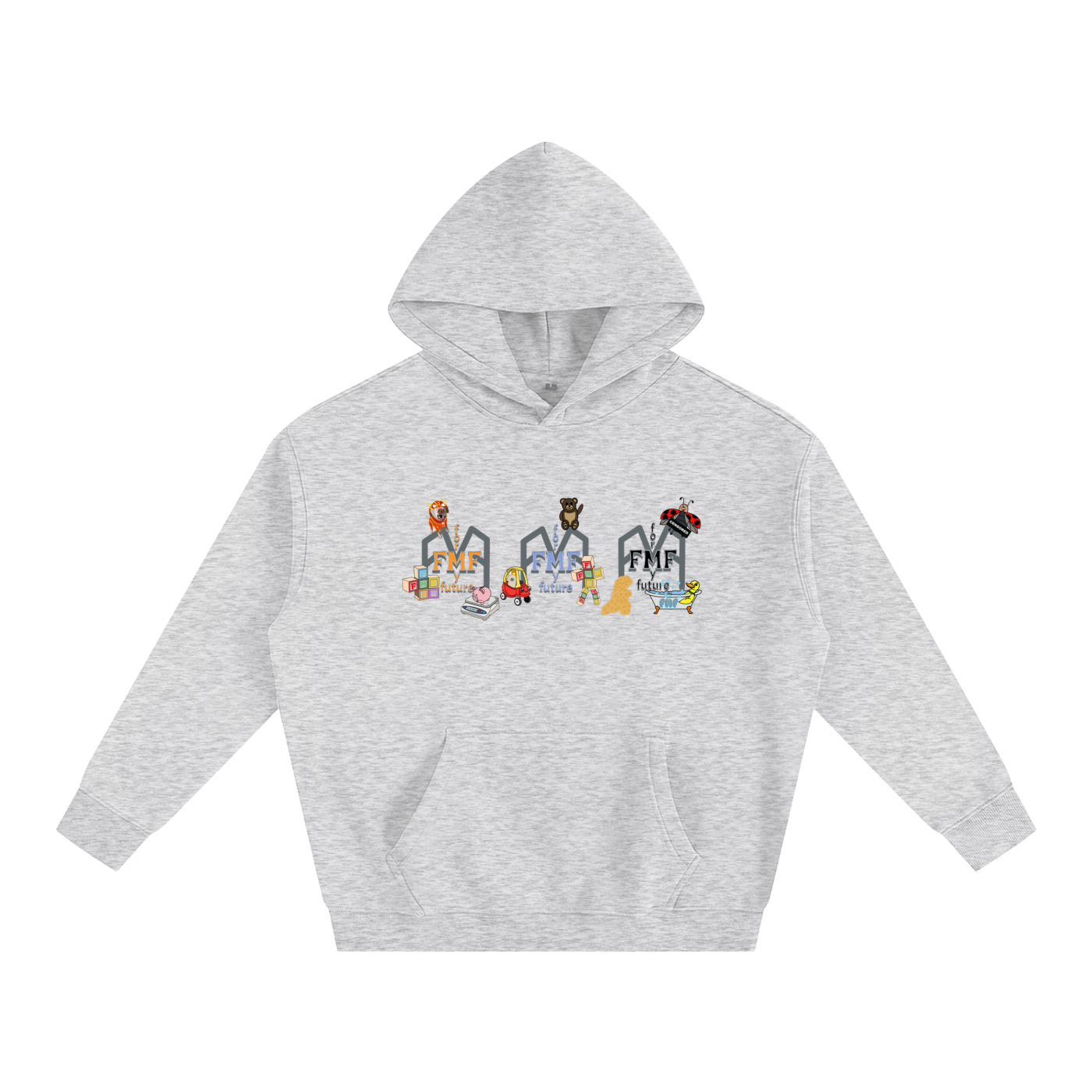 “Seeing 3” Oversize Fleeced Hoodie