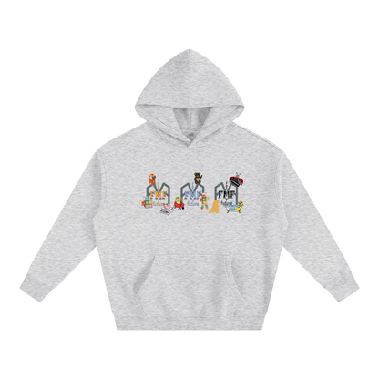 “Seeing 3” Oversize Fleeced Hoodie