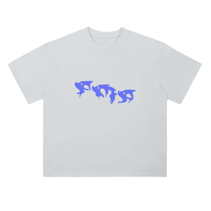 “Graffiti” (Blue) Drop Shoulder T-Shirt
