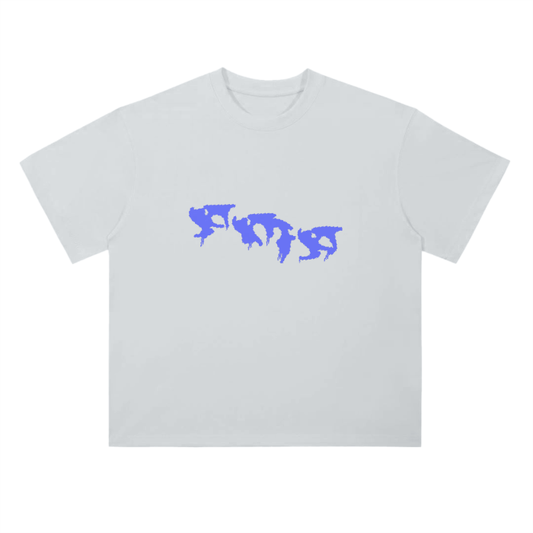 “Graffiti” (Blue) Drop Shoulder T-Shirt
