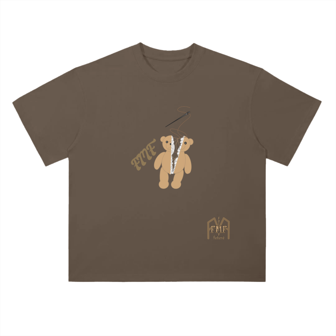 “Torn Teddy” Drop Shoulder T-Shirt
