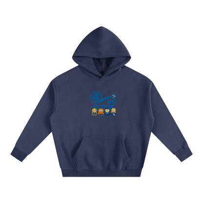 “Fantastic Four” Oversize Fleeced Hoodie