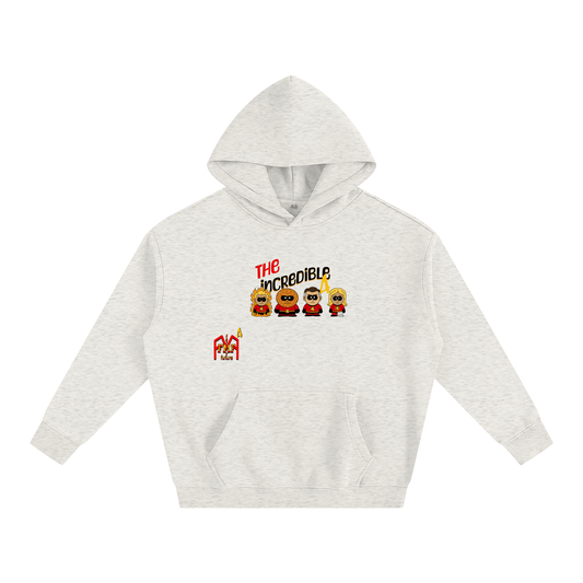 “The Incredible 4” Oversize Fleeced Hoodie