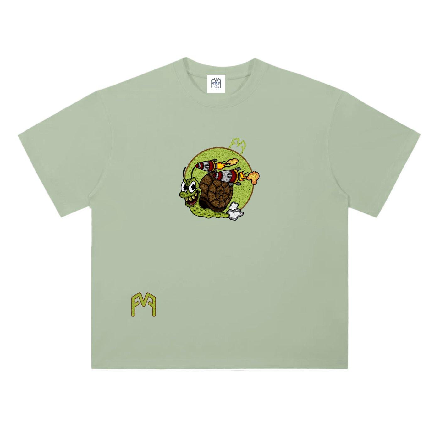 “Snail Trail” Drop Shoulder T-Shirt