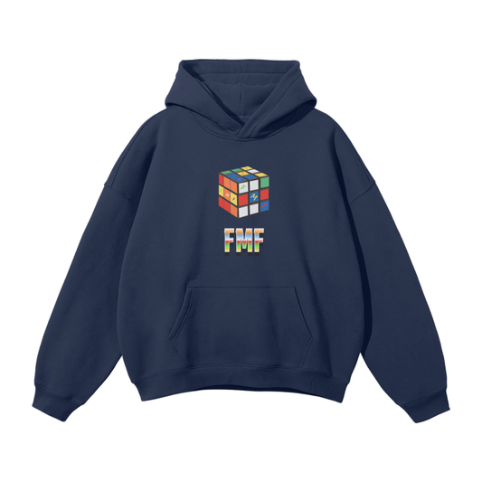 “Play The Puzzle” Oversized Fleece Hoodie