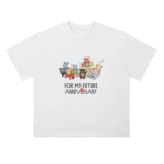 “Yr 1” (Red) Drop Shoulder T-Shirt
