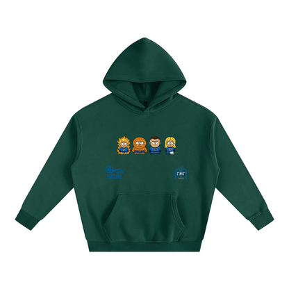 “Fantastic Four” Oversize Fleeced Hoodie