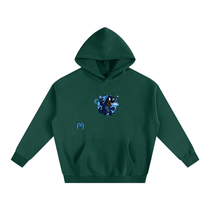 “Atom-Breath Menace” Oversize Hoodie