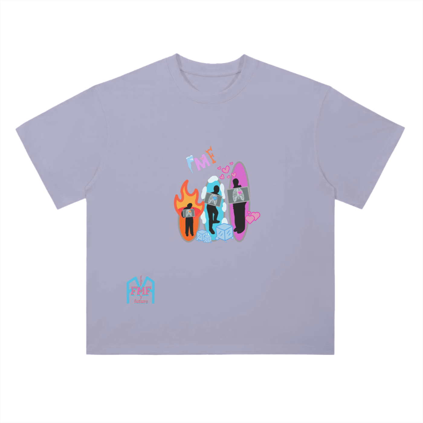 “Silhouettes” Drop Shoulder T-Shirt