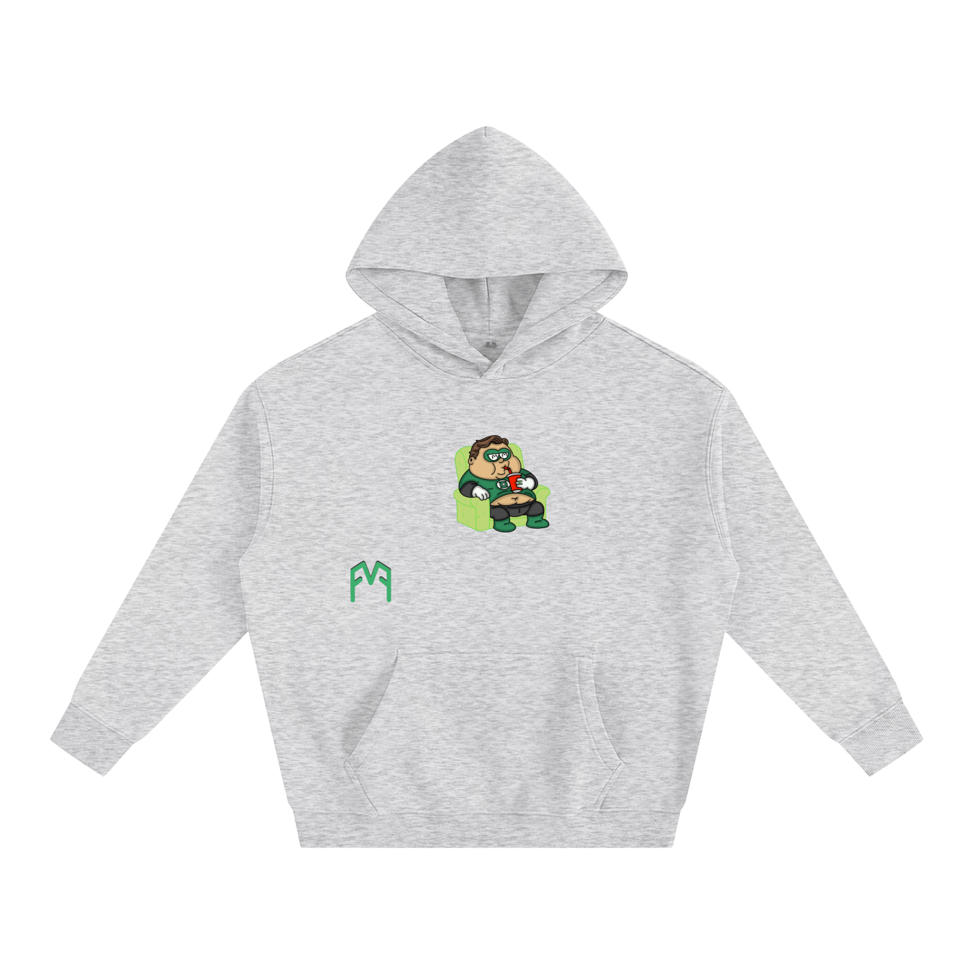 “Green Recliner” Oversize Hoodie