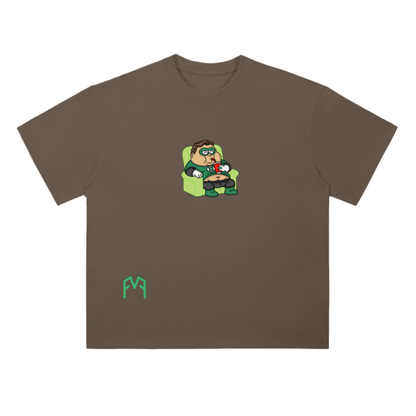 “Green Recliner” Drop Shoulder T-Shirt