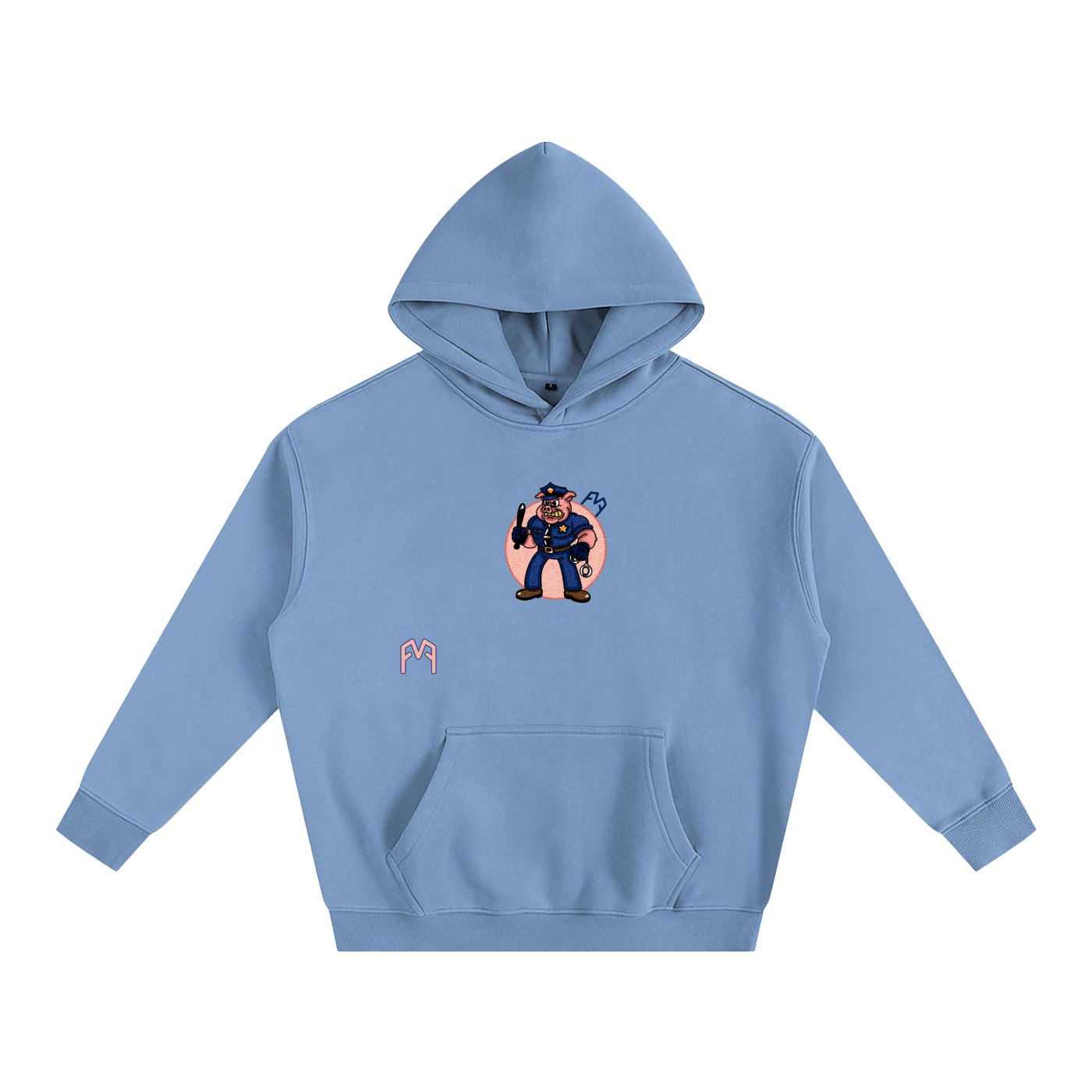 “Patrol Pig” Oversize Hoodie
