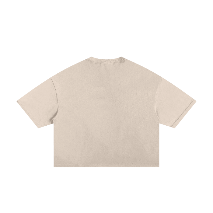 “Torn Teddy” Classic Frayed Boxy Tee