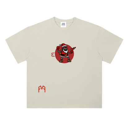 “Robo Santa” Drop Shoulder T-Shirt