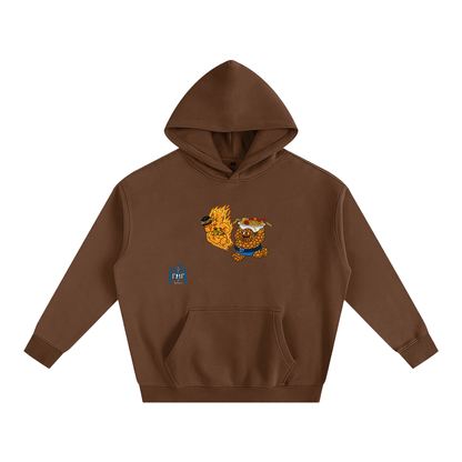 “Hungry Duo” Oversize Fleeced Hoodie