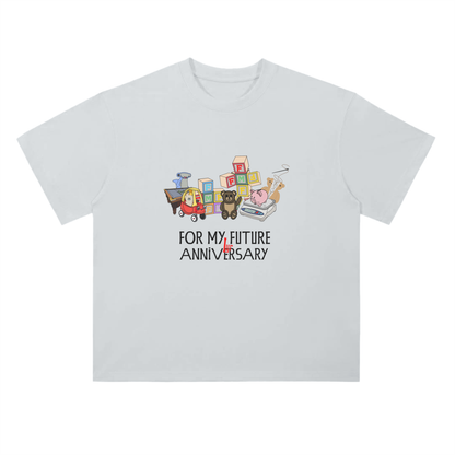 “Yr 1” (Red) Drop Shoulder T-Shirt