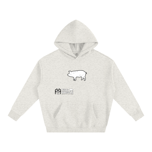 “Piggy” (Inverted) Oversize Fleeced Hoodie