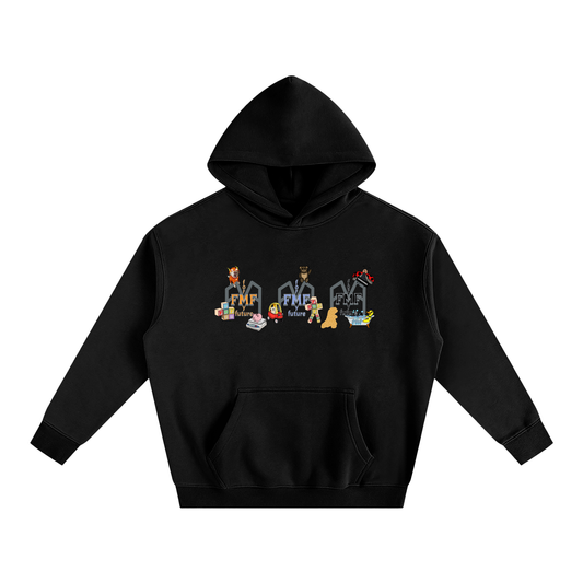 “Seeing 3” Oversize Fleeced Hoodie