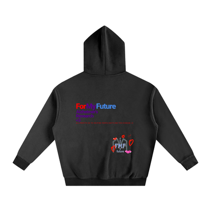 “Purple Heart” Oversize Hoodie