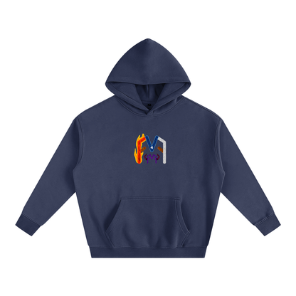 “Cosmic Rays” Oversize Fleeced Hoodie