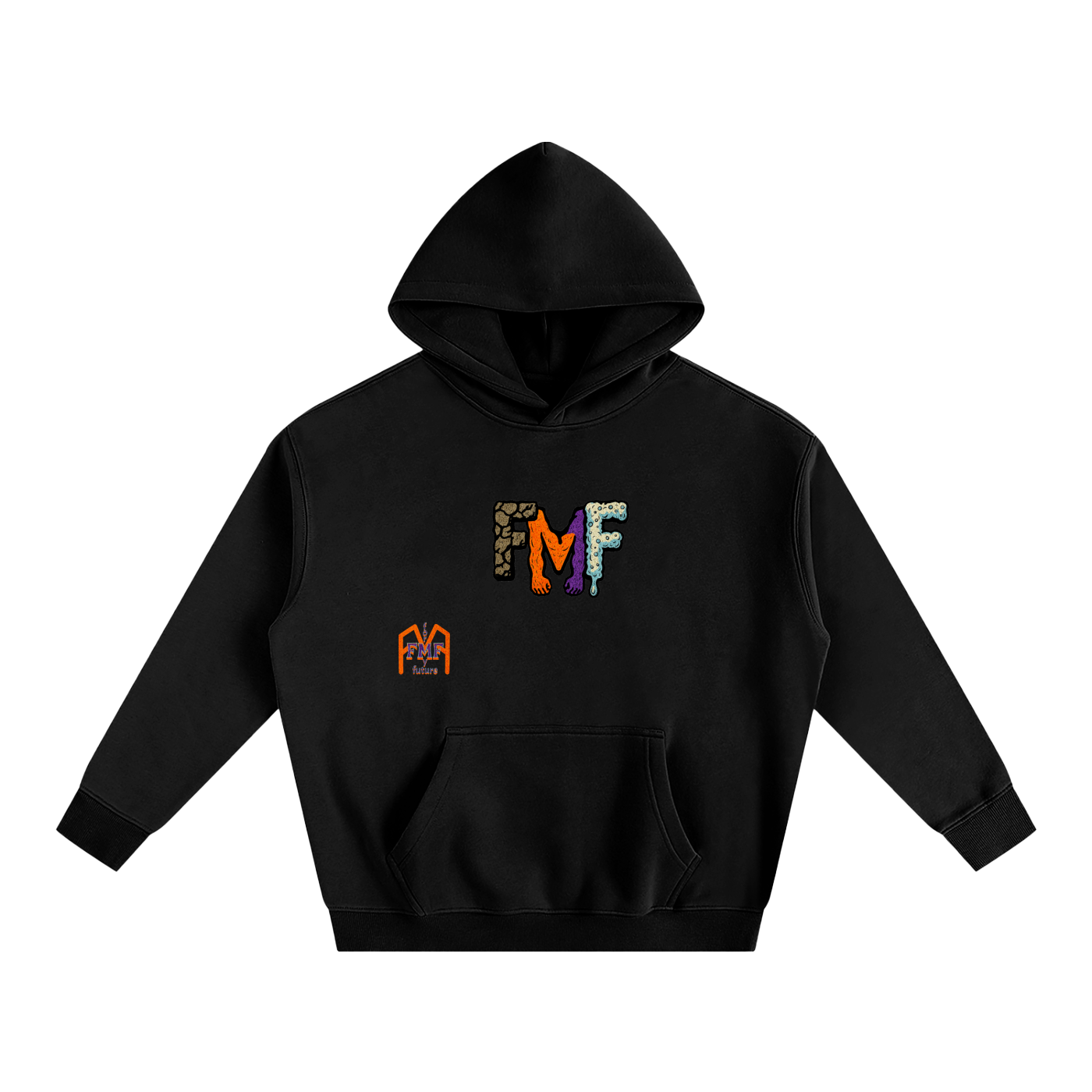 “Element Man” Oversize Fleeced Hoodie