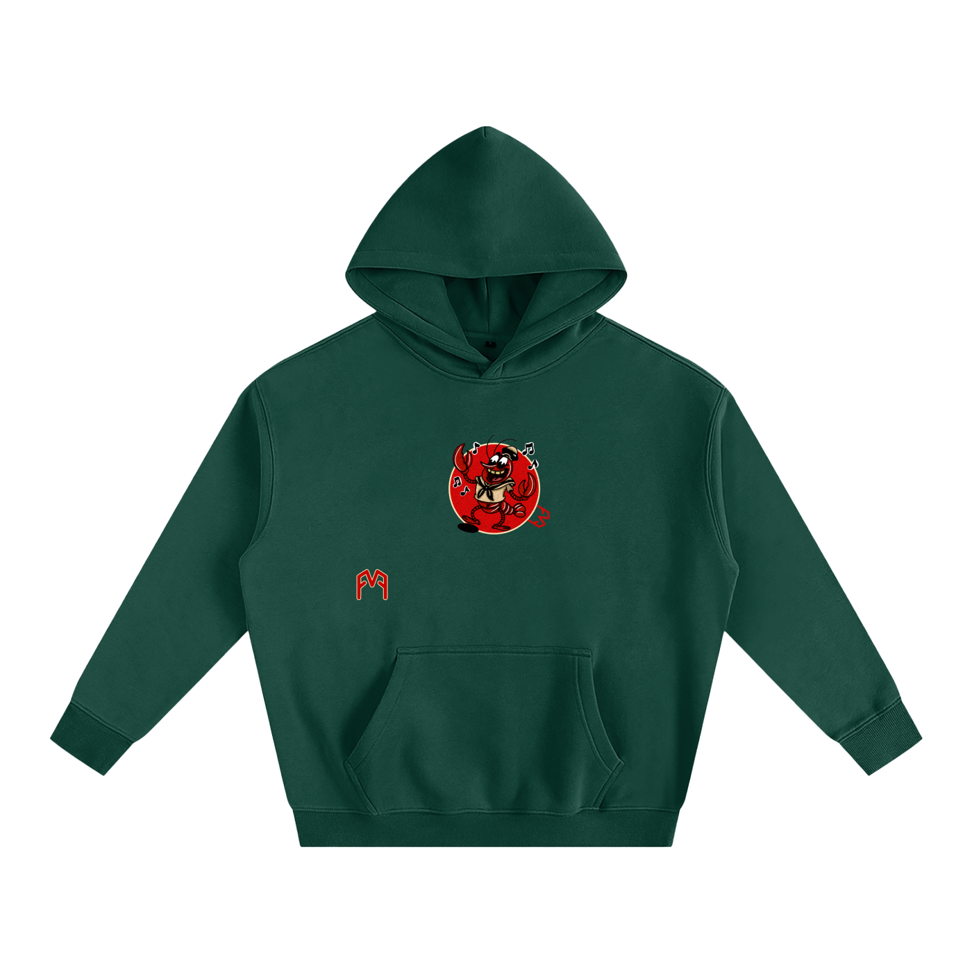 “Lobster Larry” Oversize Hoodie