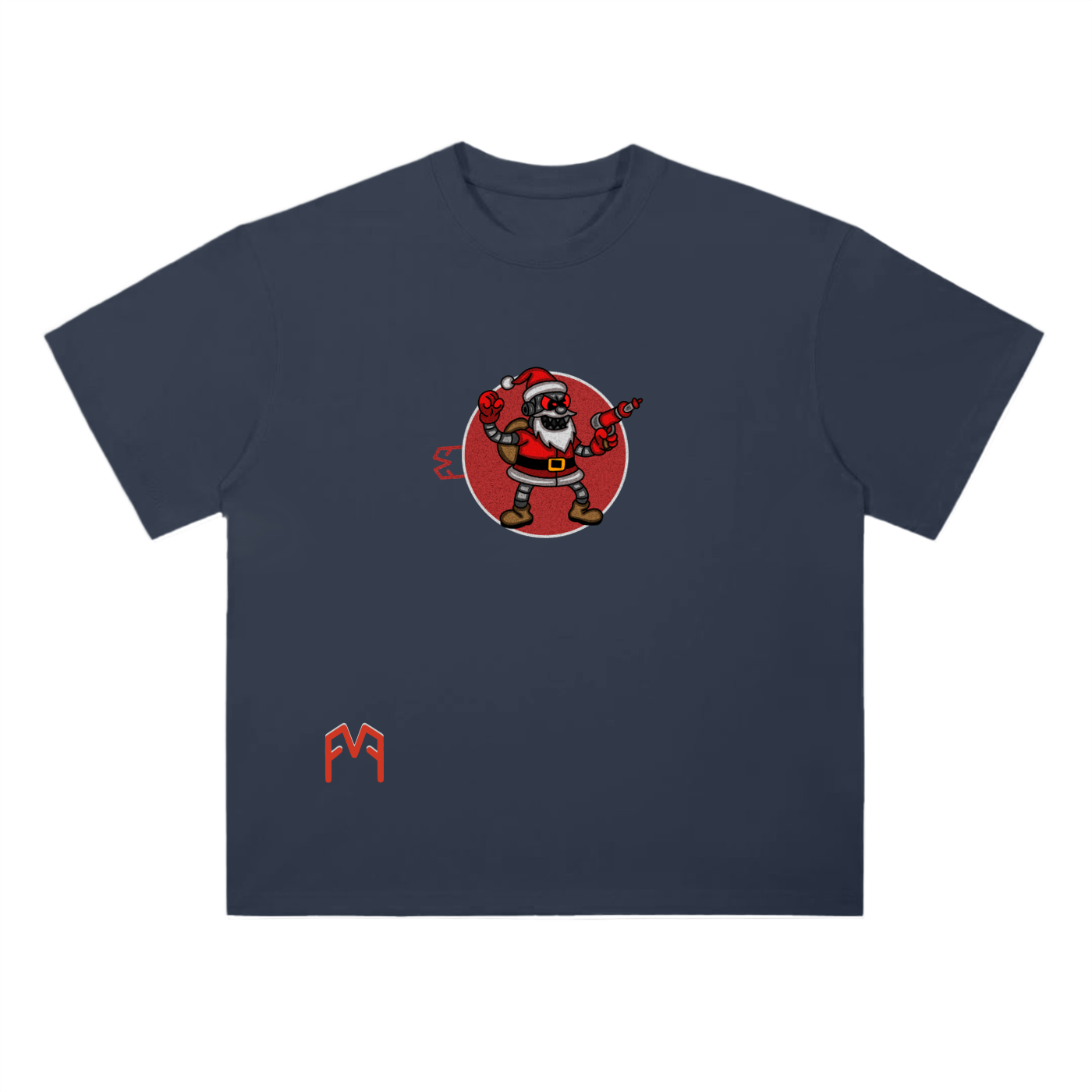 “Robo Santa” Drop Shoulder T-Shirt