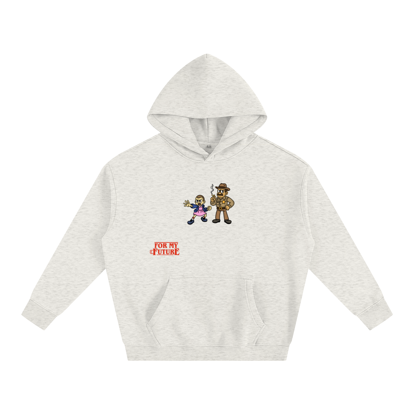 “Like Papa” Oversize Hoodie