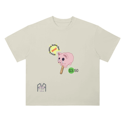 “Melting” Drop Shoulder T-Shirt